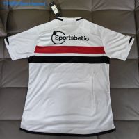 ◈ Lillian Chaucer Sao Paulo jersey soccer uniform 23-24 home leisure running speed dry breathable short-sleeved shirt