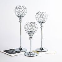 Crystal Romantic Candlelight Dinner Home Decor Candle Holders Wedding Decoration Accessories Candlesticks For Candelabro