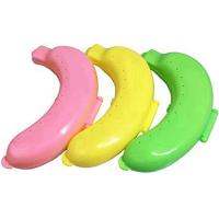 Banana Case Cute Banana Storage Box Cute Banana Protector Storage Box Portable Banana Holder for Lunch Boxes, BPA-Free Fruit Container