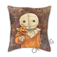 Sam Trick R Treat T 3D พิมพ์โพลีเอสเตอร์ปลอกหมอนตกแต่งโยนหมอนสแควร์ซิปหมอนกรณีแฟนของขวัญ P01