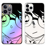 XINTUO เคสลายการ์ตูนอนิเมะ2ชิ้นเคสลายโคนันสำหรับ Huawei P30 Pro Y9s Y7p เคสมือถือส่วนบุคคล Nova 3 3i 4 4e 5T 6เคส7i Mate50 40 30 20 P10 P20 P30 P40 P50เคสโทรศัพท์อ่อนใสป้องกันโปร่งใสกันกระแทก