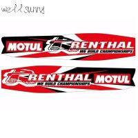 Swingarm สติกเกอร์ลายกราฟิกสำหรับมอเตอร์ครอส,รูปลอกติดโลโก้ MOTUL Renuka 2ชิ้น