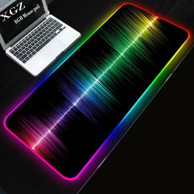 RGB ขนาดใหญ่แผ่นรองเมาส์เล่นเกม LED Backlit พรมขนาดใหญ่ Mause แผ่น XXL พีซีเกมแป้นพิมพ์ M Ousepad Gamer โต๊ะเสื่อคอมพิวเตอร์หนูจ้า