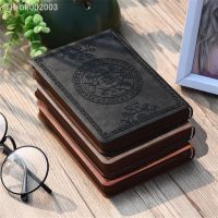 ✓♀ New Pocket A6 Planner Daily Memo Mini Note Book Notebook Portable Vintage Pattern PU Leather Notebook Diary Notepad Stationery