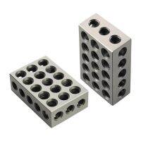 【YD】 23 holes 25-50-75mm Blocks 1pair(2pcs) parallel clamping set steel Holes 1-2-3  gauge