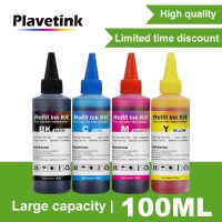 หมึกสำหรับแคนนอนเครื่องพิมพ์ Plavetink สำหรับ HP สำหรับ Brother หมึกเติมปากกา Kit 100มล. ขวด4หมึกสีย้อมสีสำหรับถัง Ciss