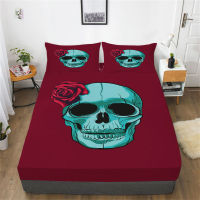 Quilt Covers 3D Print Color Skull Bed Setcover Duvet Coverset Home Bedclothes Decoration Queen Size Comforter Cover Set