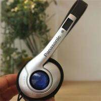 【Undine earphone】หูฟังสีน้ำเงินจุดหูฟังแบบมีสาย,หูฟัง Panasonic ชุดหูฟังย้อนยุคจุดสีฟ้าพร้อมไมโครโฟนหูฟังกีฬาหูฟังมีสายจุดสีน้ำเงิน