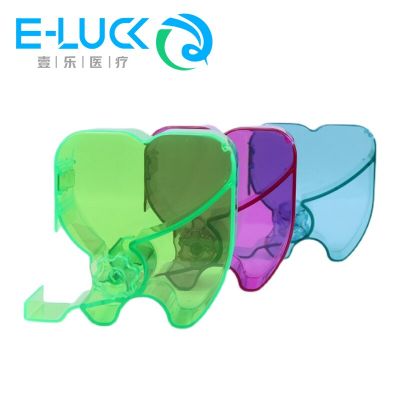 กล่องผ้าฝ้ายม้วนใส่เครื่องจ่ายสำลีม้วน E-LUCK ชุดแปรงสำหรับแต่งหน้าอุปกรณ์ทำฟันประเภทออแกไนเซอร์จัดเก็บ