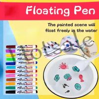 【hot sale】 ◘❇ B02 13Pcs Montessori Floating Water Drawing Magic Whiteboard Markers Colorful Marker Pen Doodle Pen Magical Water Painting Pen