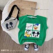 Áo ba lỗ cho bé BEEMO A40 áo thun bé trai