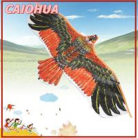 CAIOHUA กีฬากลางแจ้ง DIY ทริปครอบครัว ของขวัญสำหรับเด็ก ว่าว 1.1 ม. ของเล่น Flat Eagle นกบิน