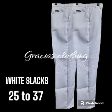 Shop Mens White Trousers online