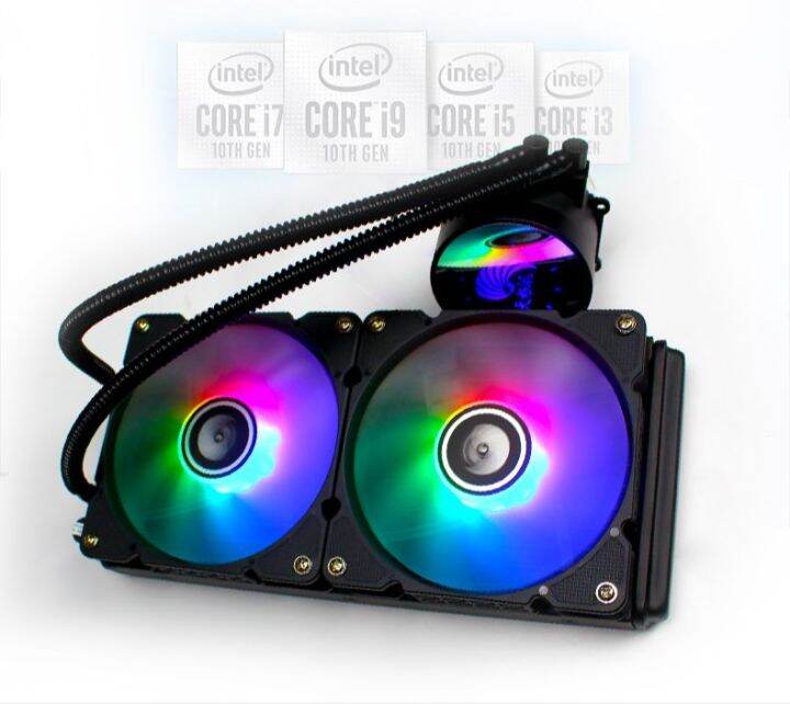 ClosedLoop liquid Cooling ชุดน้ำปิด 2ตอนCooling Tianjifeng rgb ระบบน้ำ