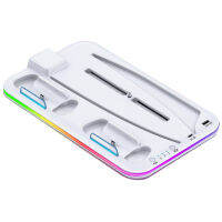 Xiao คอนโซล Cooler พัดลมผู้ถือเกมหมวกกันน็อก Rack Controller Charger Stand Storage Disc RGB Light DC5V-5.5V สำหรับ PS VR2 PS5