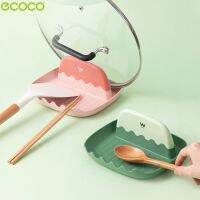 สินค้าขายดี - Ecoco ที่วางทัพพี วางฝาหม้อ ที่วางตะหลิว ดีไซน์น่ารัก รองน้ำมัน มี 2 สีให้เลือก วางของในครัว ที่วางอุปกรณ์ทำอาหาร ทนทาน