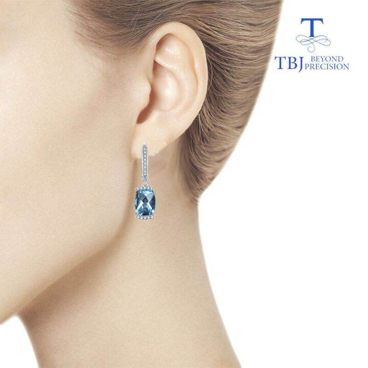 tbj-natural-sky-blue-topaz-4-8ct-real-gemstone-checkerboard-cut-clasp-earring-925-sterling-silver-fine-jewelry-for-women