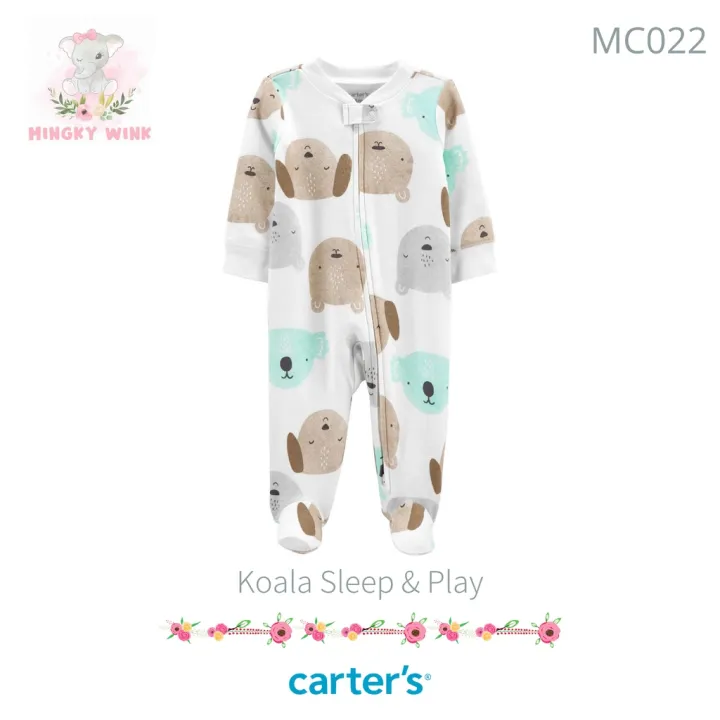 Baby pajamas Carter's Baby Boy Sleep and Play Footed Sleepsuit Lazada PH