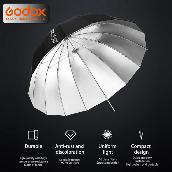 godox-umbrella-ub-130w-ร่มสะท้อน-ขาว-ดำ-130-cm-51-inch-white-black-parabolic-umbrella-130-cm