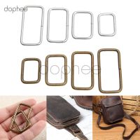 【YD】 dophee 20pcs Metal adjustable rectangle ring buckles garment belt Needlework Luggage Sewing handmade purse buttons