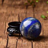 Lapis Lazuli 35-40mm Natural Crystal Ball Lapis Lazuli Polishing Mineral Reiki Ball Massage Treatment Stone Home Decoration Exquisite Souvenir Collec