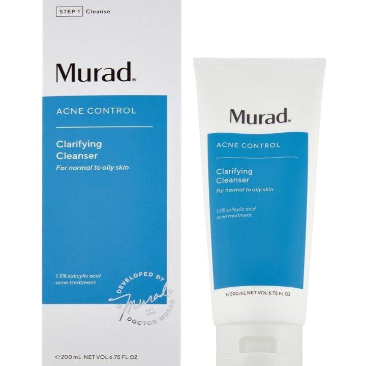 พร้อมส่ง-murad-clarifying-acne-cleanser-200ml