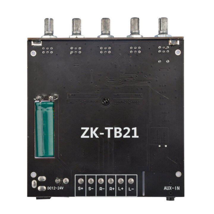 pcbfun-tb21ช่อง2-1-bt-5-0โมดูลเครื่องขยายเสียงดิจิตอลพร้อมอินพุต-bt-และ-aux-สำหรับ-diy-bt-เครื่องเสียงและ-store-โฮมเธียเตอร์