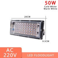 Lampu Banjir ติดผนังไฟโปรเจคเตอร์ในสวนกลางแจ้งกันน้ำสว่างสูงไฟ Led อัตโนมัติ220V 500W 400W 100W 50W