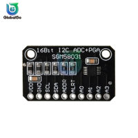 SGM58031 16ไบต์4ช่อง I2C IIC อนาล็อกเป็นดิจิตอล ADC PGA แปลงความแม่นยำสูง ADC แปลงคณะกรรมการพัฒนา