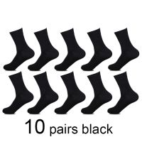 10 PairsLot Men Bamboo Socks  Brand New Casual Business Clothe Socks Mens Dress Bamboo Fiber Long Sock For Gifts Size39-45