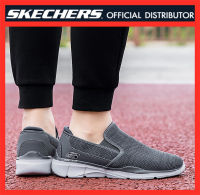 Skechers_GO WALK-LITES-MAX-รองเท้าผู้ชายรองเท้าลำลองผู้ชายรองเท้ากีฬาผู้ชายรองเท้าวิ่งแฟชั่นรองเท้าวิ่งผู้ชายฤดูร้อนสีดำ