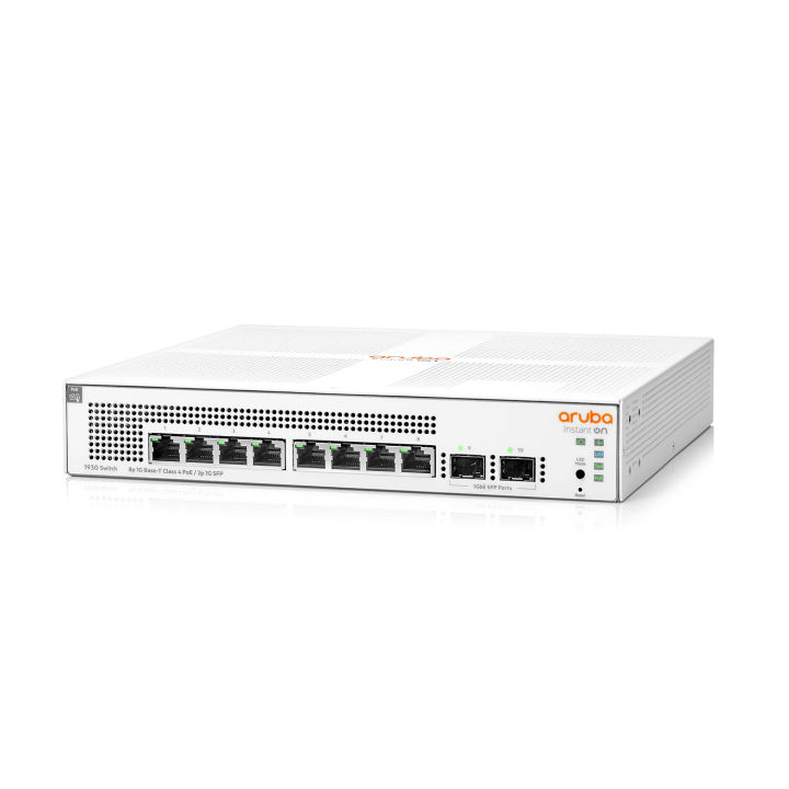 aruba-instant-on-1930-8g-2sfp-poe-124w-switch-jl681a-เน็ตเวิร์กสวิตช์-รองรับ-poe-ของแท้-ประศูนย์ตลอดอายุการใช้งาน