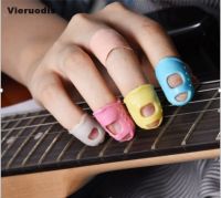 Guitar Fingertip Protectors Silicone Finger Guards for Ukulele Electric/Acoustic Guitar Bass Guitar Bass Accessories