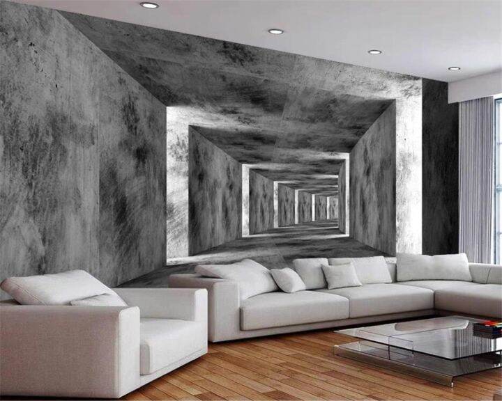 beibehang-customized-modern-dark-three-dimensional-beautiful-space-corridor-background-wallpaper-wall-papers-home-decor