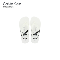 CALVIN KLEIN รองเท้าแตะผู้หญิง ทรง Flip Flop รุ่น YW00098 02S - สีขาว