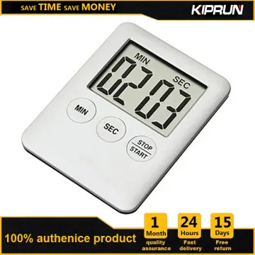 Digital Timer,2Pcs Small Count Down/UP Clock with Magnetic,Kitchen Timer  Yellow