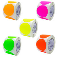 2 Inch Round Sticker Label 500pcs Label Per Roll Compatible with Printer Office