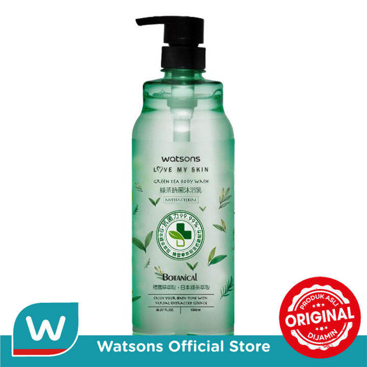 Watsons Botanical Body Wash Green Tea 1000ml Lazada Indonesia