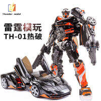 Black Manba Aoyi Ls18 Jazz Transformers ของเล่นรถกีฬารถหุ่นยนต์ Boy รุ่น Hand-Made Alloy