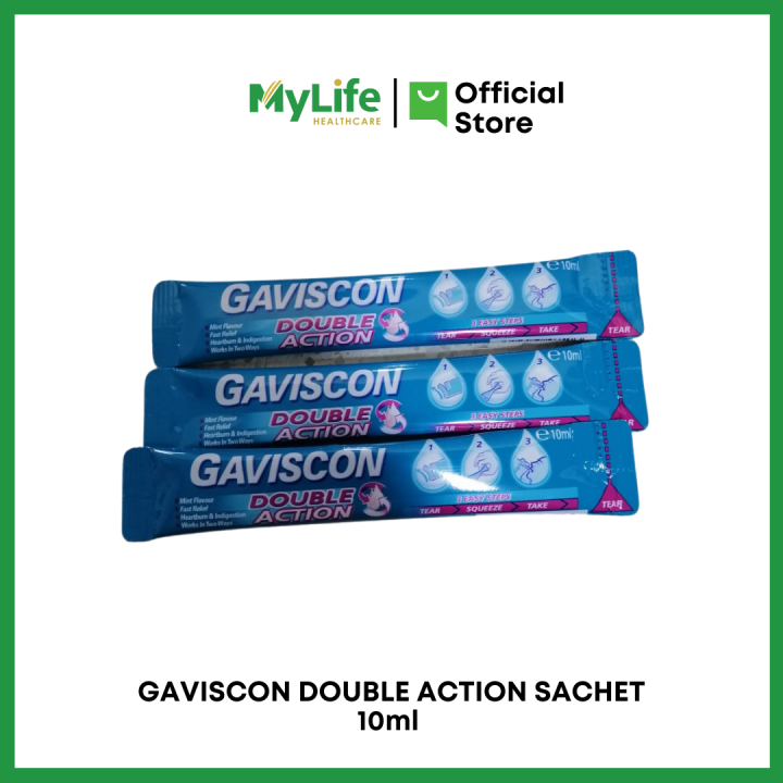 GAVISCON DOUBLE ACTION SACHET 10ML Lazada