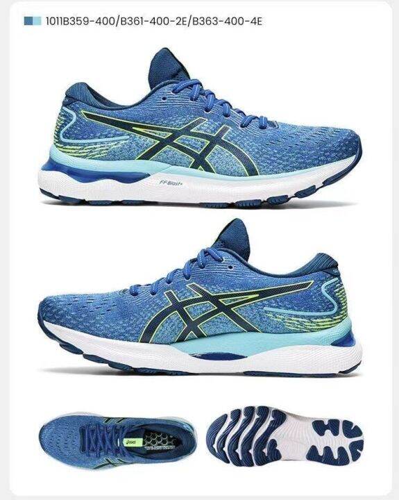 2023-asics-รองเท้าวิ่ง-nimbus24ใหม่ชายและหญิง-n24รองเท้าวิ่งออกกำลังกายดูดซับระบายอากาศช็อครองเท้าวิ่งน้ำหนักเบามาก