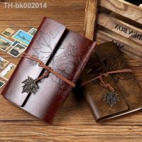 ✷✧ Vintage Notebook Journal Travel Diary Blank Spiral Note Book Notepad Pu Leather Replaceable Stationery Gift Traveler Journal A7