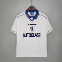 CHELSEA AWAY 1998 2000 WHITE RETRO FOOTBALL SHIRT SOCCER JERSEY ZOLA VIALLI