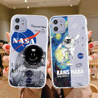 เคสสำหรับ IPhone 11 12 13 14 Pro Promax 7 8 Plus X XS XR XSMAX กระแสแฟชั่นแบรนด์ NASA เคสโทรศัพท์ใส TPU สำหรับ Apple 11Pro 12Pro 13Pro 14Pro 14Plus QMY