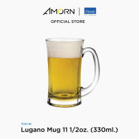 AMORN - (Ocean) P00740 Beer mug  - แก้วเบียร์ แก้วโอเชี่ยนกลาส Lugano Mug Ocean Glass  12 oz. ( 330 ml.)