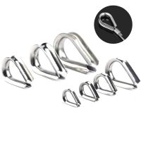 M1.5-M32 Thimbles Ring Clamp 304 Stainless Triangular Chicken Heart Ring Cable Wire Rope Clamp Protective Sleeve Accessories Cable Management