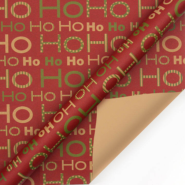 kraft-other-classic-gift-wrapping-santa-paper-single-sided-wrapping-christmas