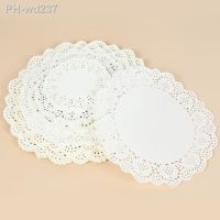 100pcs Circle Lace Paper Doilies Placemats Wedding Party Tableware White Paper Mats Placemat Decorative DIY Scrapbooking Crafts