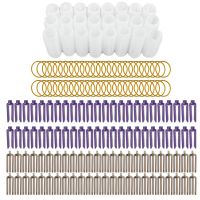 24Pcs/Set Salon Nylon Hook &amp; Loop Hair Rollers Set Hair Root Perm Rods Bars Curlers with Clips &amp; Rubber Bands