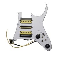 WK-Prewired Pickguard Guitar Pickups Humbucker Pickups Alnico 5 HSH 4C Wiring Harness Push-pull single cut Set For IBAZ RG Series